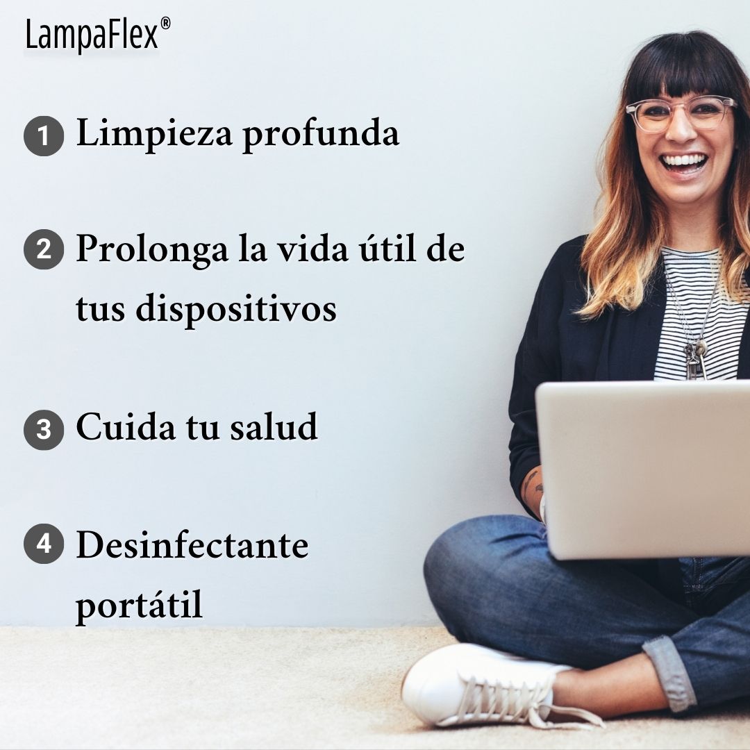 LampaFlex® (Lampara flexible, USB, Sanitizante)
