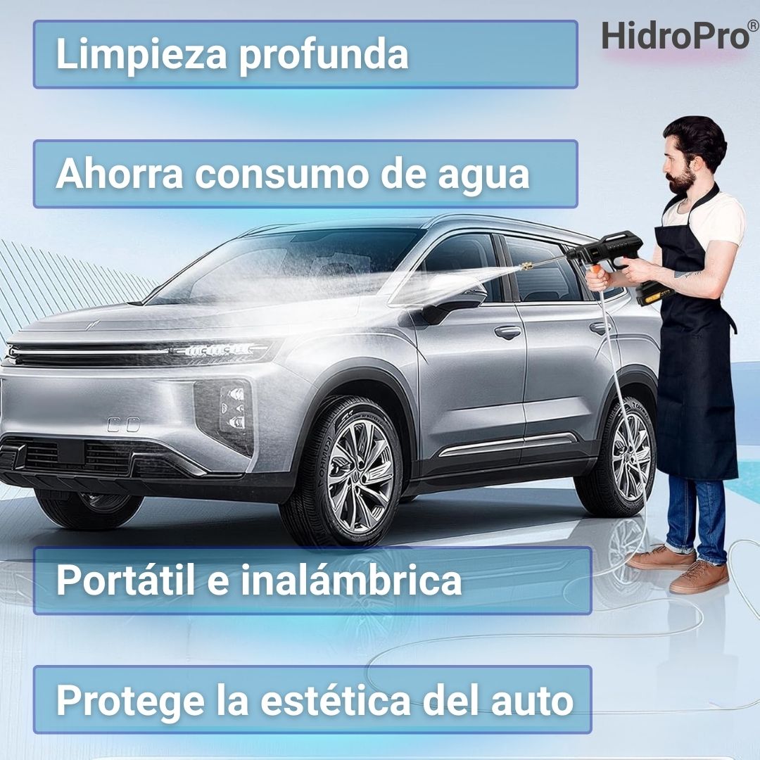 HidroPro® (Hidrolavadora portátil, inalámbrica)