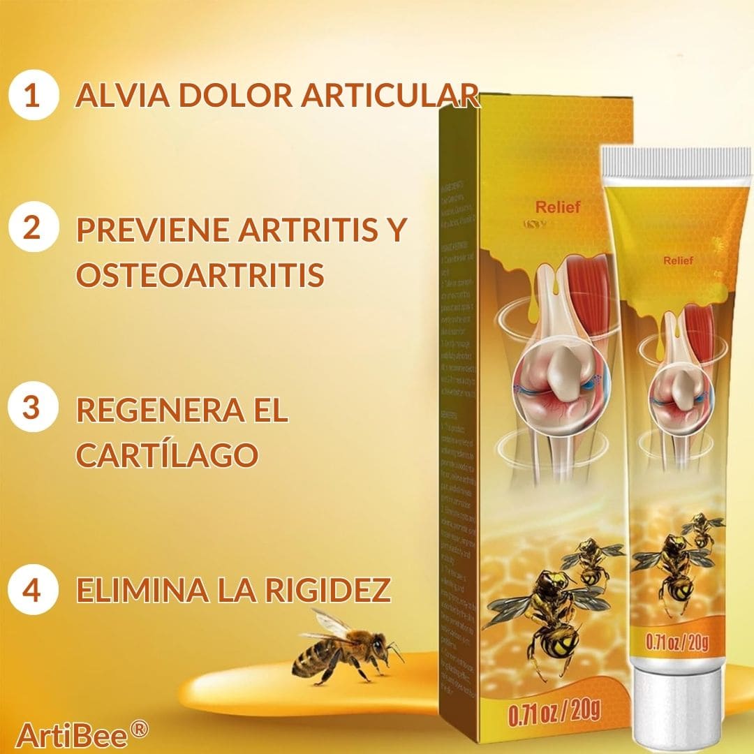 2x1 ArtiBee® (Gel de veneno de abeja, para aliviar dolor)