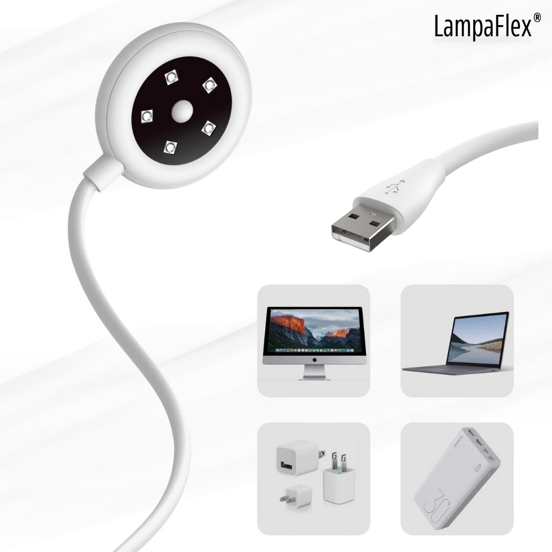 LampaFlex® (Lampara flexible, USB, Sanitizante)
