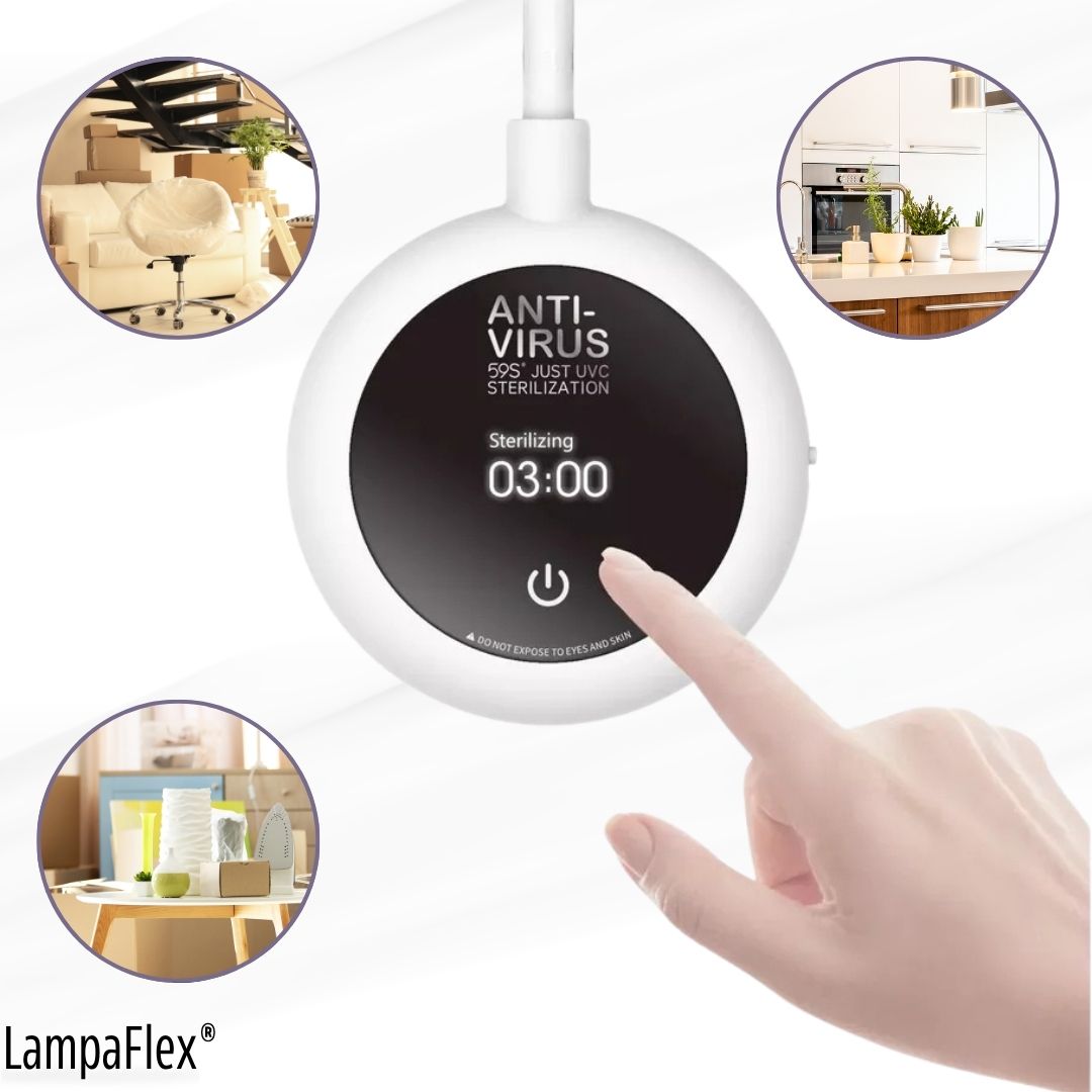 LampaFlex® (Lampara flexible, USB, Sanitizante)