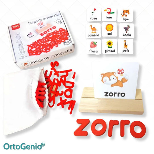 OrtoGenio® (Juego de letras didáctico para mejorar la ortografía)