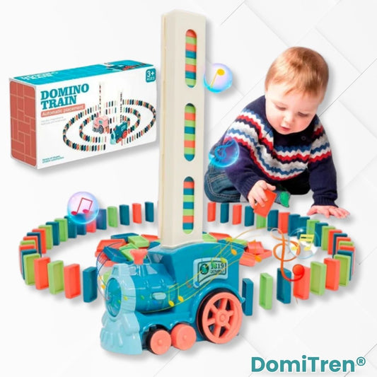 DomiTren® (Juego de tren y dominó para niños)