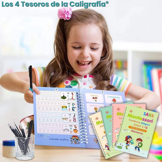 1 KIT LOS 4 TESOROS CALIGRAFIA