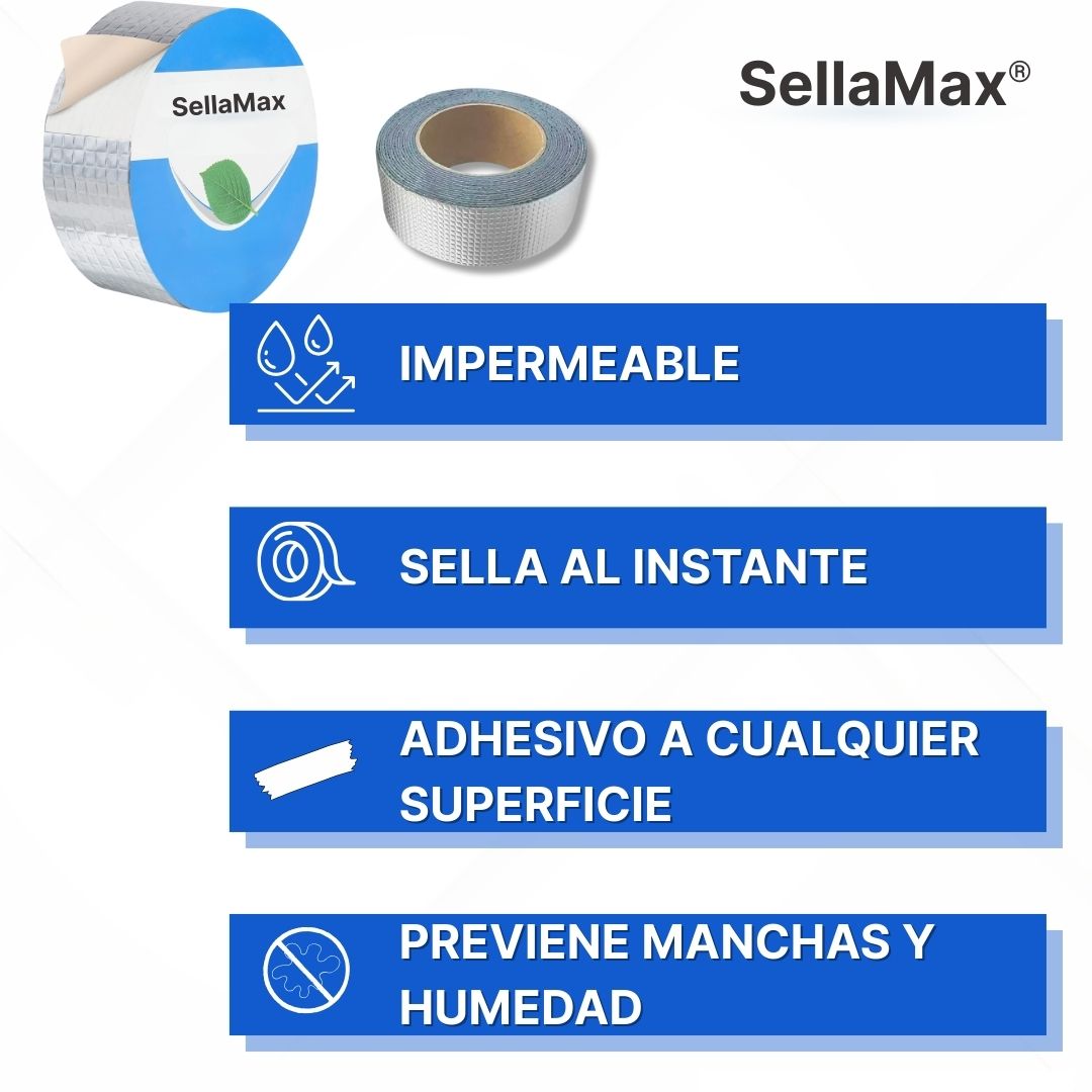 SellaMax® 2X1 (Cinta Impermeable Adhesiva)
