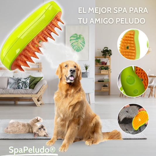 2x1 SpaPeludo 🐾 (Cepillo de vapor para tu mascota)