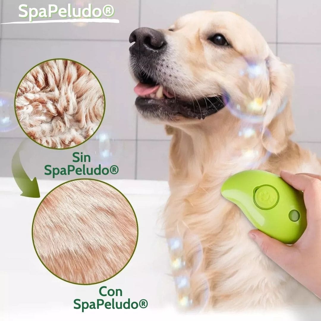 2x1 SpaPeludo 🐾 (Cepillo de vapor para tu mascota)