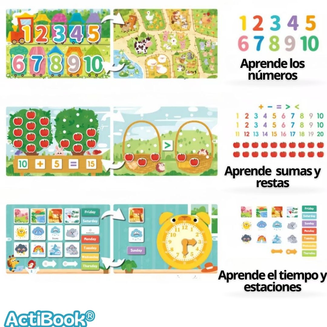 ActiBook® (Libro Montessori para niños)